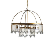 Crystal Ball Amara Round Chandelier 5 Light / 8 Light