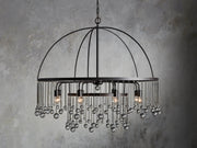 Crystal Ball Amara Round Chandelier 5 Light / 8 Light