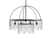 Crystal Ball Amara Round Chandelier 5 Light / 8 Light