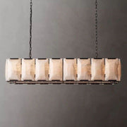 JC Aubrey Calcite Rectangular Chandelier 54"