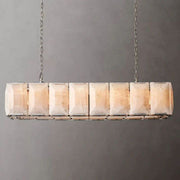 JC Aubrey Calcite Rectangular Chandelier 54"