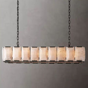 JC Aubrey Calcite Rectangular Chandelier 62"