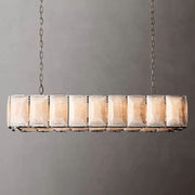 JC Aubrey Calcite Rectangular Chandelier 62"