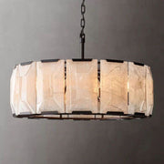 JC Aubrey Calcite Round Chandelier 31"