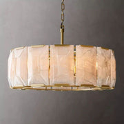 JC Aubrey Calcite Round Chandelier 31"