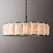 JC Aubrey Calcite Round Chandelier 43"