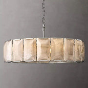 JC Aubrey Calcite Round Chandelier 43"