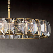 JC Aubrey Crystal Round Chandelier 31"