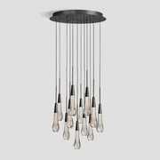 Soltaire Round Chandelier 17'' 24'' 36'' 58''