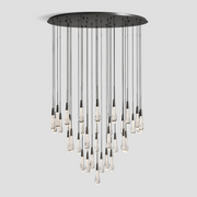 Soltaire Round Chandelier 17'' 24'' 36'' 58''