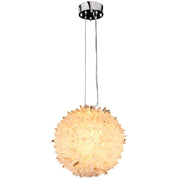 JC Primary Crystal Cluster Ball Pendant Light