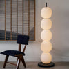 Beaded Alabaster Floor Lamp