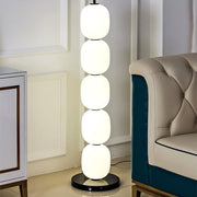 Beaded Alabaster Floor Lamp