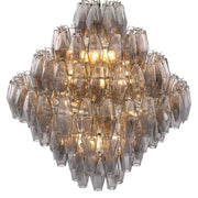 Vespera Modern Glass Large Chandelier