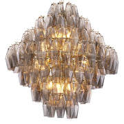 Vespera Modern Glass Large Chandelier