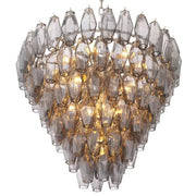 Vespera Modern Smoke Glass Chandelier S