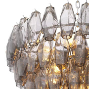 Vespera Modern Smoke Glass Chandelier S