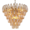 Vespera Modern Amber Glass Chandelier S