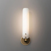 JC Beryl Single Layer White Glass Wall Light