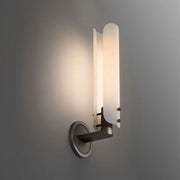 JC Beryl Single Layer White Glass Wall Light