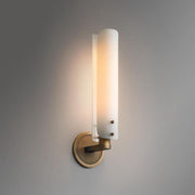 JC Beryl Single Layer White Glass Wall Light