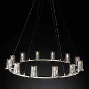 JC Kusea Series Glass Round/ Linear Chandelier