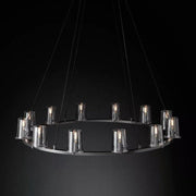 JC Kusea Series Glass Round/ Linear Chandelier