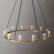 JC Kusea Series Glass Round/ Linear Chandelier