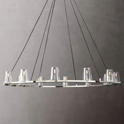 JC Kusea Series Glass Round/ Linear Chandelier