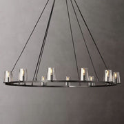 JC Kusea Series Glass Round/ Linear Chandelier