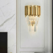 JC Bourbons Crystal Sconce