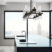 Bria Art Rectangle Chandelier - jchandelier