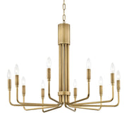 JC Brigitte Modern Brass Chandelier