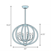 JC Butterfly 12 Lights Crystal Chandelier