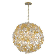 JC Butterfly 8 Lights Crystal Chandelier