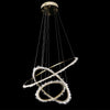 Stella 3 Rings Quartz Crystal Chandelier (16+24+31.5) Inch