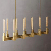 JC Prismatic Candlestick Series Glass Chandelier