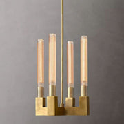 JC Prismatic Candlestick Series Glass Pendant