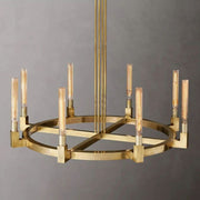 JC Prismatic Candlestick Series Glass Chandelier