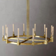 JC Prismatic Candlestick Series Glass Chandelier