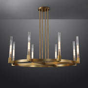 JC Prismatic Candlestick Series Glass Chandelier