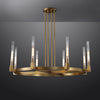 JC Prismatic Candlestick Series Glass Chandelier