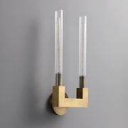 JC Prismatic Candlestick Series Glass Wall Sconce