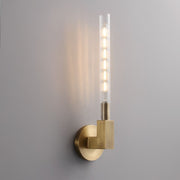 JC Prismatic Candlestick Series Glass Wall Sconce