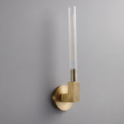 JC Prismatic Candlestick Series Glass Wall Sconce