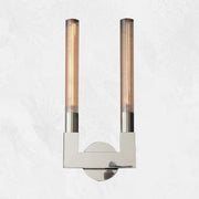 JC Prismatic Candlestick Series Glass Wall Sconce