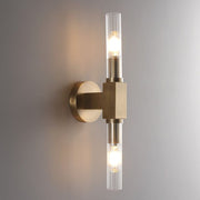 JC Prismatic Candlestick Series Glass Wall Sconce