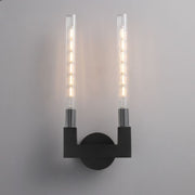 JC Prismatic Candlestick Series Glass Wall Sconce