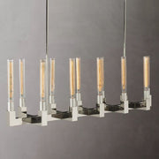 JC Prismatic Candlestick Series Glass Chandelier