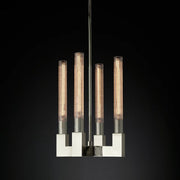 JC Prismatic Candlestick Series Glass Pendant